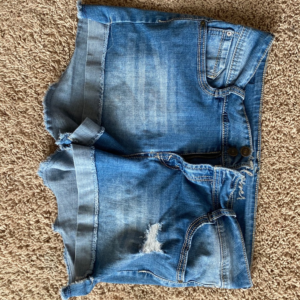 Denim shorts